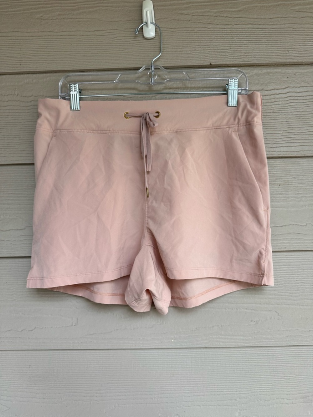 Varley Womens Size M Light Pink Casual Draw String Shorts (A36)